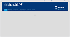 Desktop Screenshot of clicktranslate.net